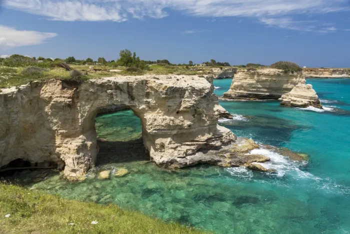 Framed Print : Italy, Apulia, Province of Lecce, Melendugno. Torre Sant Andrea Framed Print : Italy, Apulia, Province of Lecce, Melendugno. Torre Sant Andrea