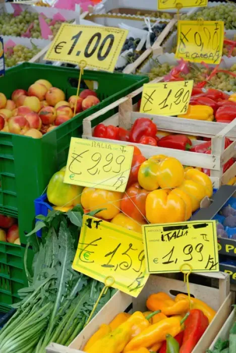 Framed Print : 04. Italy, Arona, Lake Maggiore, fruits and vegetables at open-air market Framed Print : 04. Italy, Arona, Lake Maggiore, fruits and vegetables at open-air market