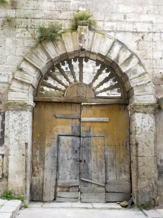 Framed Print : Italy, Basilicata, Matera. Old ornate wooden door in the old town of Matera Framed Print : Italy, Basilicata, Matera. Old ornate wooden door in the old town of Matera