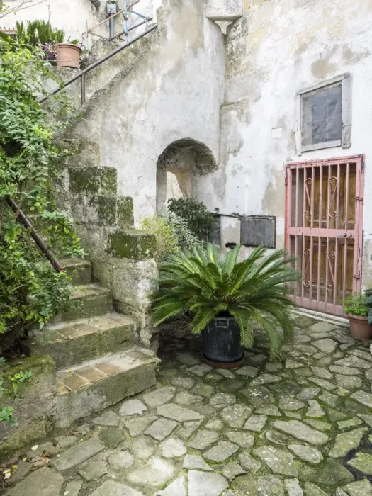 Framed Print : Italy, Basilicata, Matera. Plants adorn the outside walls of the Sassi houses Framed Print : Italy, Basilicata, Matera. Plants adorn the outside walls of the Sassi houses