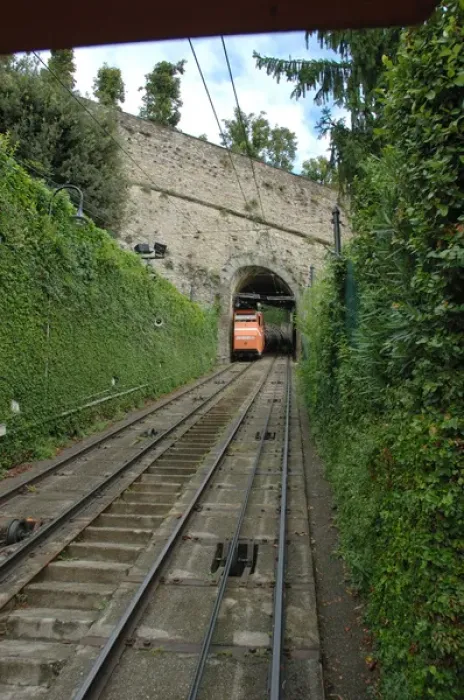 Framed Print : 04. Italy, Bergamo, funicular up to hilltop medieval town (Editorial Usage Only) Framed Print : 04. Italy, Bergamo, funicular up to hilltop medieval town (Editorial Usage Only)