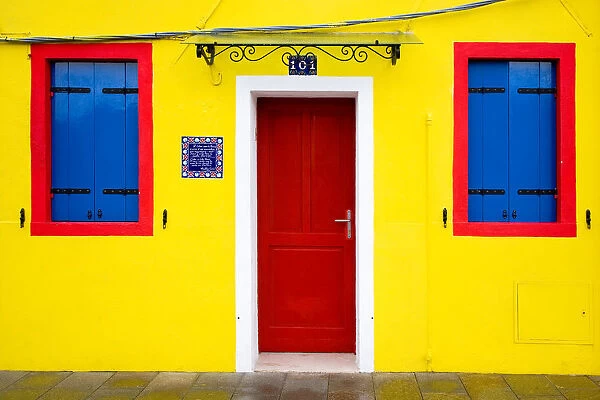 Italy, Burano. Colorful house. Credit as: Jim Nilsen  /  Jaynes Gallery  /  DanitaDelimont