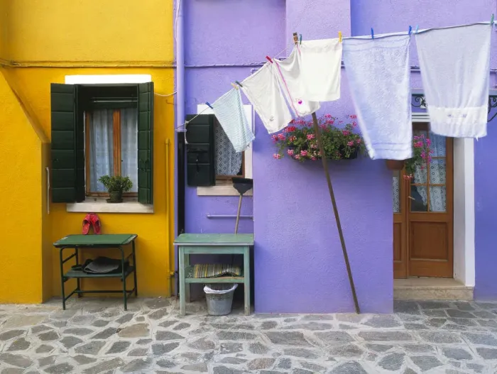 Framed Print : Italy, Burano. Colorful house exterior. Credit as: Jim Nilsen / Jaynes Gallery / DanitaDelimont Framed Print : Italy, Burano. Colorful house exterior. Credit as: Jim Nilsen / Jaynes Gallery / DanitaDelimont