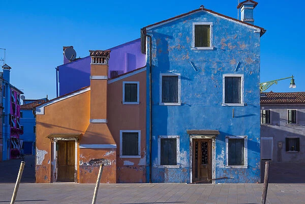 Italy, Burano. Colorful house walls. Credit as: Jim Nilsen  /  Jaynes Gallery  /  DanitaDelimont