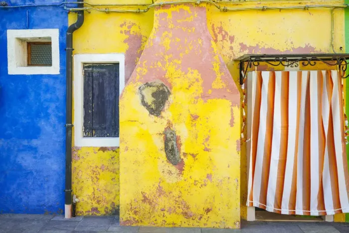 Framed Print : Italy, Burano. Weathered house exterior. Credit as: Jim Nilsen / Jaynes Gallery / DanitaDelimont Framed Print : Italy, Burano. Weathered house exterior. Credit as: Jim Nilsen / Jaynes Gallery / DanitaDelimont