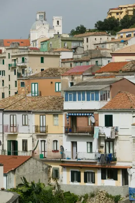 Framed Print : ITALY-Calabria-PIZZO: Town detail Framed Print : ITALY-Calabria-PIZZO: Town detail