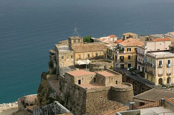 ITALY-Calabria-PIZZO: View of the Castello Murat (15th century)