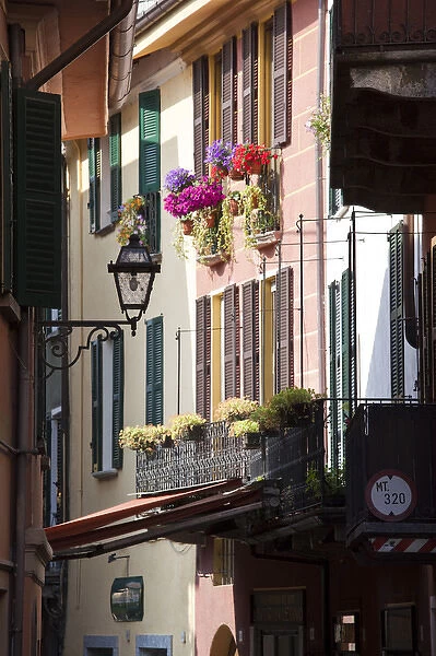 ITALY, Como Province, Bellagio. Town detail