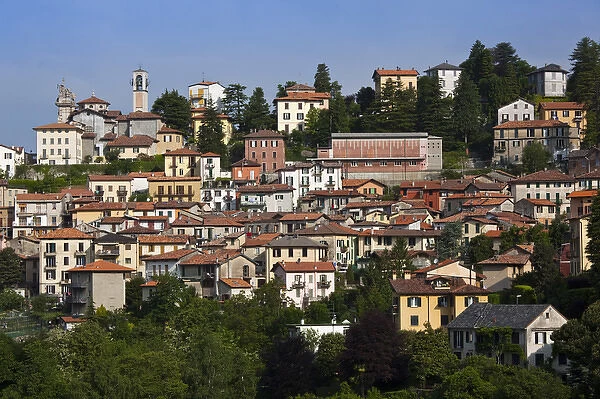 ITALY, Como Province, Brunate. Town view