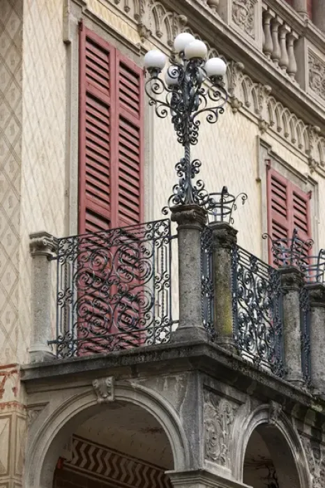 Framed Print : ITALY, Como Province, Brunate. Villa detail Framed Print : ITALY, Como Province, Brunate. Villa detail