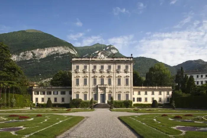 Framed Print : ITALY, Como Province, Tremezzo. Villa La Quiete, Serbelloni family villa, b. 1760 Framed Print : ITALY, Como Province, Tremezzo. Villa La Quiete, Serbelloni family villa, b. 1760