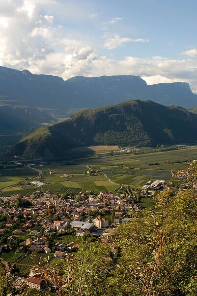 04. Italy, Dolomites, Trentino, Pordoi Pass, view from observatory