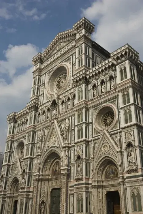 Framed Print : Italy, Florence. The facade of the Duomo