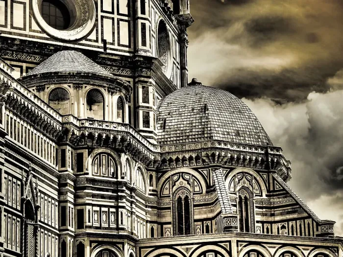 Framed Print : Italy, Florence. Infrared of Florence and duomo Framed Print : Italy, Florence. Infrared of Florence and duomo