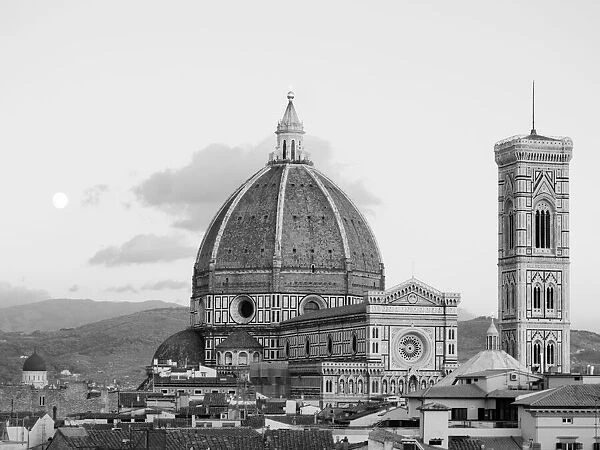 Italy, Florence. Infrared image of Santa Maria del Fiore on a sunny day