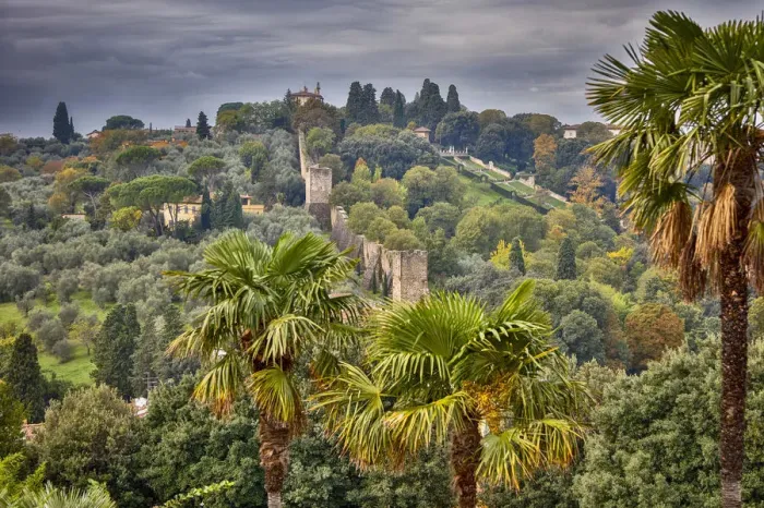 Framed Print : Italy, Florence, The Old Wall of the City
