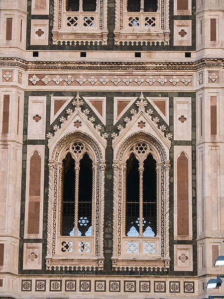 Italy, Florence. Detail of the Santa Maria del Fiore, Duomo Cathedral