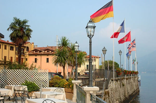 04. Italy, Lake Como, lakeside restaurant and resort