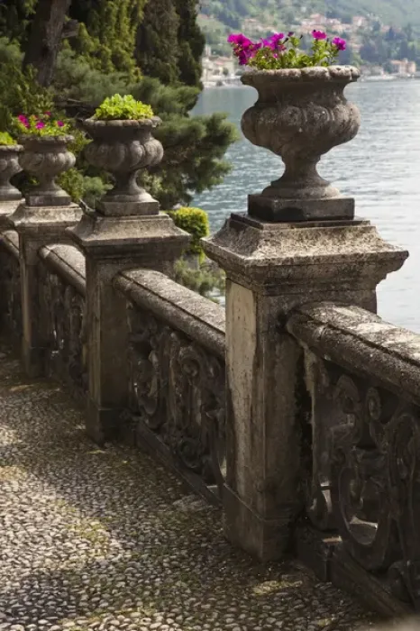 Framed Print : ITALY, Lecco Province, Varenna. Villa Monastero, gardens and lakefront Framed Print : ITALY, Lecco Province, Varenna. Villa Monastero, gardens and lakefront