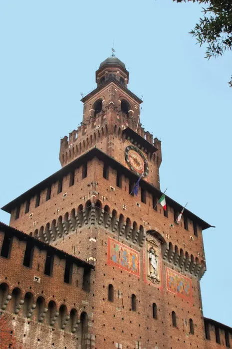 Framed Print : 04. Italy, Milan, Castello Sforzesco entrance, Filarete Tower Framed Print : 04. Italy, Milan, Castello Sforzesco entrance, Filarete Tower