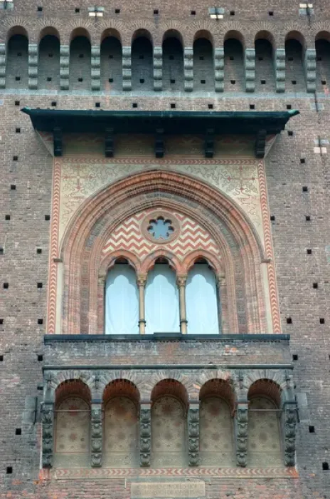 Framed Print : 04. Italy, Milan, Castello Sforzesco window detail Framed Print : 04. Italy, Milan, Castello Sforzesco window detail