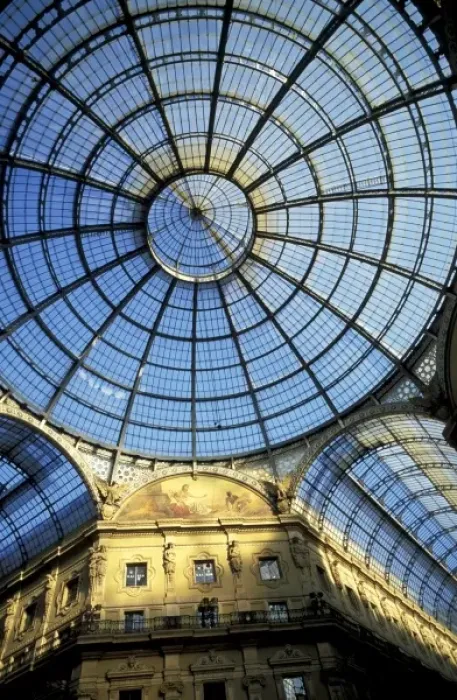 Framed Print : Italy, Milan. Galleria Victorio Emanuele, interior Framed Print : Italy, Milan. Galleria Victorio Emanuele, interior
