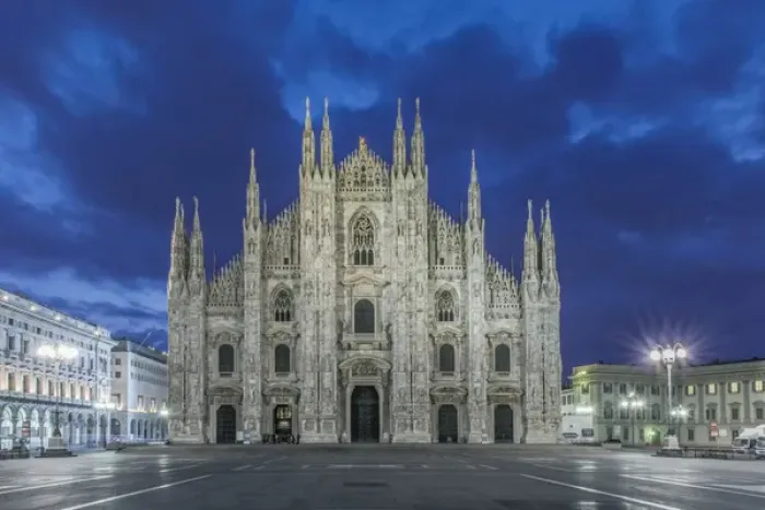 Framed Print : Italy, Milan, Milan Cathedral (Doumo di Milano) the largest cathedral in Itlay at Dawn Framed Print : Italy, Milan, Milan Cathedral (Doumo di Milano) the largest cathedral in Itlay at Dawn