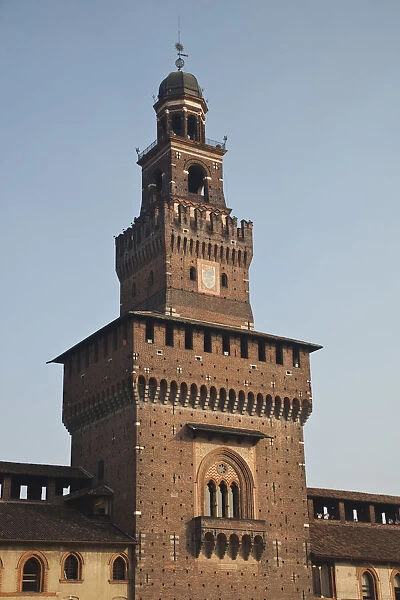 ITALY, Milan Province, Milan. Castello Sforzesco