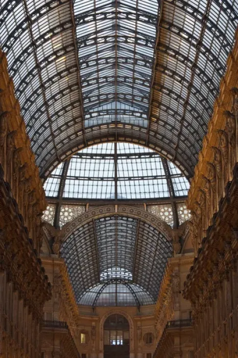 Framed Print : ITALY, Milan Province, Milan. Galleria Vittorio Emanuele II shopping arcade, interior Framed Print : ITALY, Milan Province, Milan. Galleria Vittorio Emanuele II shopping arcade, interior