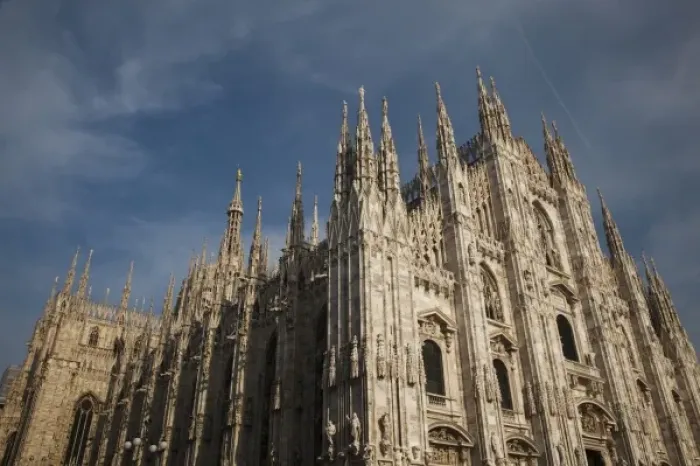 Framed Print : Italy, Milan Province, Milan. Milan Cathedral