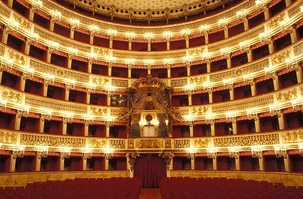 Italy, Napoli, San Carlo Theatre