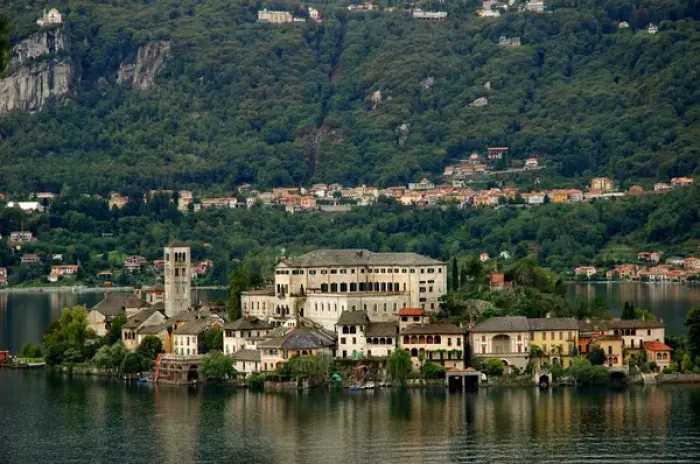 Framed Print : 04. Italy, Orta, Lake Orta, San Giulio Island Framed Print : 04. Italy, Orta, Lake Orta, San Giulio Island