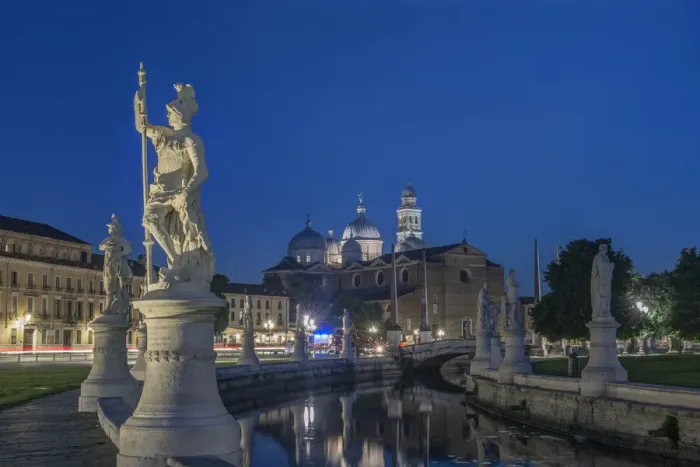 Framed Print : Italy, Padua, Prato della Valle, This square is the largest in Italy Framed Print : Italy, Padua, Prato della Valle, This square is the largest in Italy