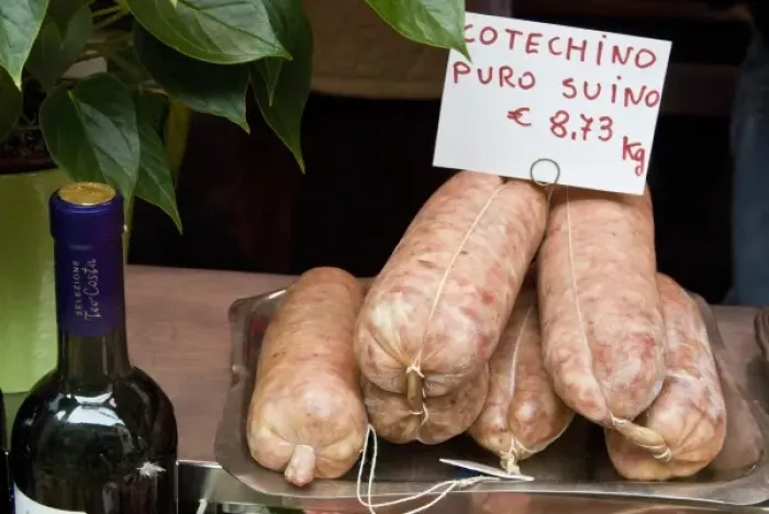 Framed Print : Italy, Piedmont (Piemonte), Langhe, Alba, Annual White Truffle Fair, pork sausage Framed Print : Italy, Piedmont (Piemonte), Langhe, Alba, Annual White Truffle Fair, pork sausage