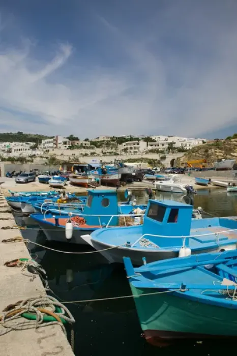 Framed Print : Italy, Puglia, Castro Marina, Town Marina Framed Print : Italy, Puglia, Castro Marina, Town Marina
