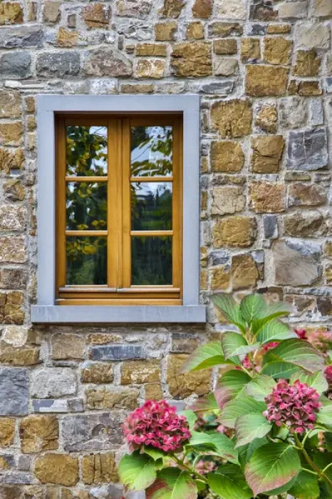 Framed Print : Italy, Radda in Chianti, Tuscany, Window, Villa Campomaggio