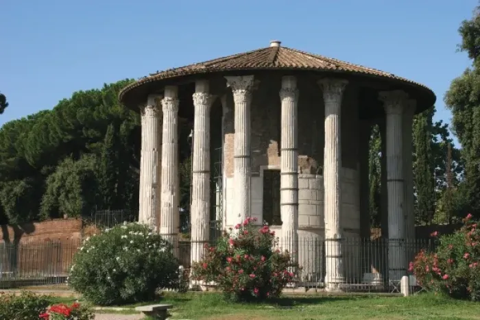 Framed Print : Italy. Rome. The circular temple of Hercules Victor. Built in the 2nd century B. C Framed Print : Italy. Rome. The circular temple of Hercules Victor. Built in the 2nd century B. C