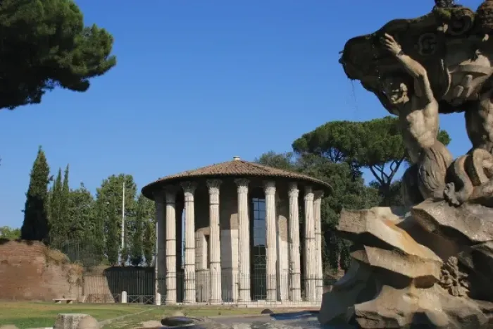 Framed Print : Italy. Rome. The circular temple of Hercules Victor. Built in the 2nd century B. C Framed Print : Italy. Rome. The circular temple of Hercules Victor. Built in the 2nd century B. C