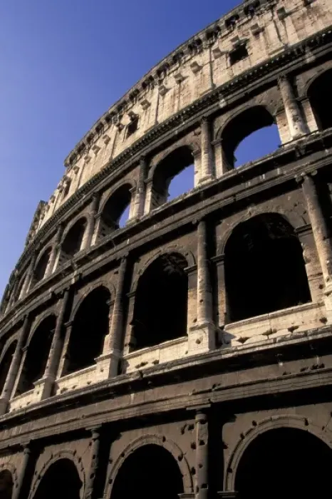Framed Print : Italy, Rome. Colosseo (Colosseum) detail