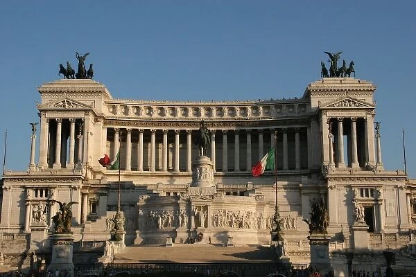 Italy. Rome. National Monument of Victor Emmanuel II. Altar of the Fatherland. Designed