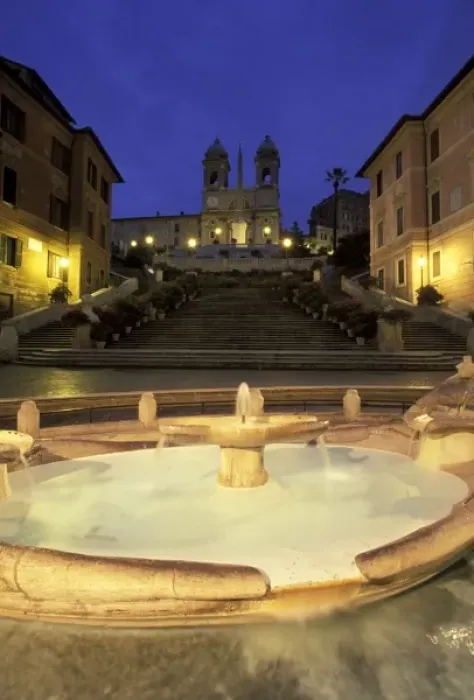 Framed Print : Italy, Rome. View of Spanish Steps, Piazza di Spagna Framed Print : Italy, Rome. View of Spanish Steps, Piazza di Spagna