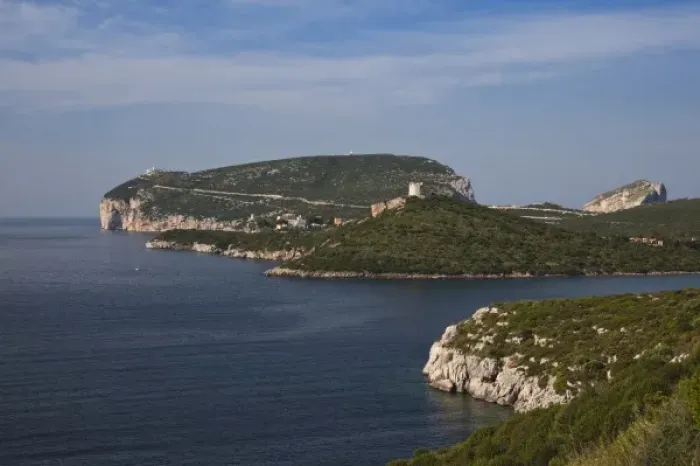 Framed Print : Italy, Sardinia, Alghero. Capo Caccia