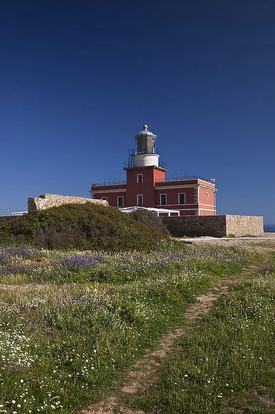 ITALY, Sardinia, Capo Spartivento. Lighthouse