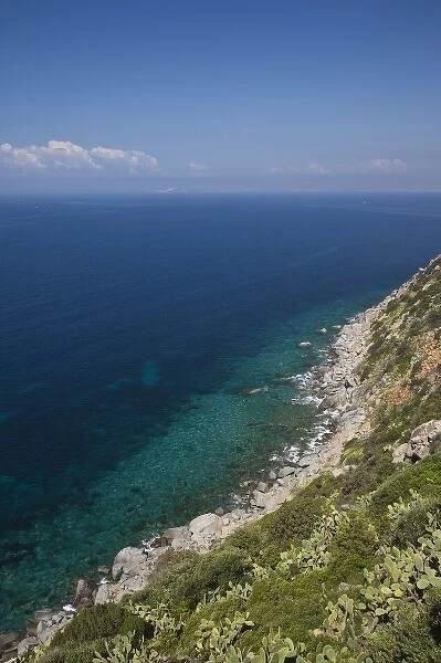 Italy, Sardinia, Capoterra. Southeast coast