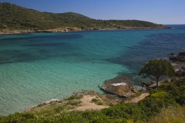 Framed Print : Italy, Sardinia, Teulada. Beach
