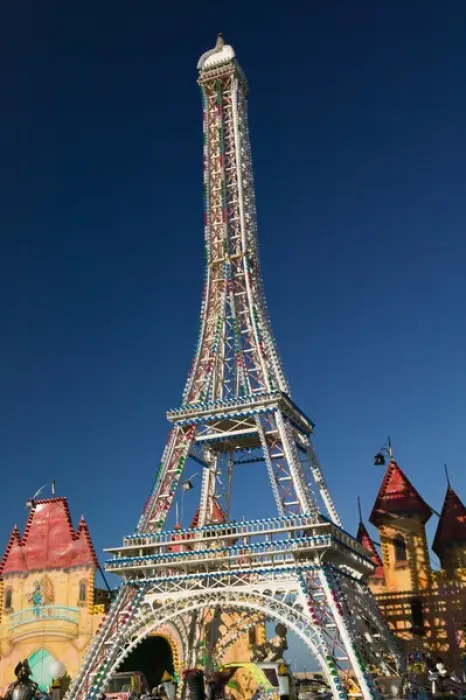 Framed Print : Italy, Sicily, Agrigento, Lido Canatello, Eiffel Tower, Amusement Park Framed Print : Italy, Sicily, Agrigento, Lido Canatello, Eiffel Tower, Amusement Park