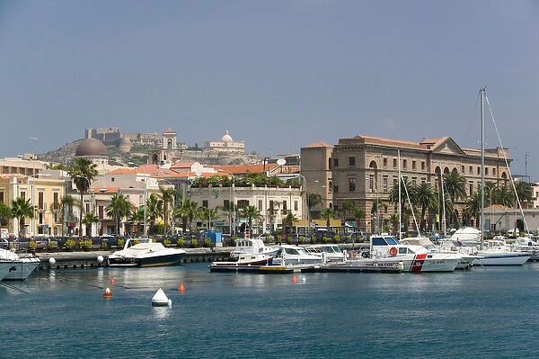 ITALY-Sicily-MILAZZO: Town View from the Harbor