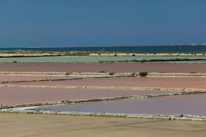 Framed Print : Italy, Sicily, Mozia. Salt Pans near Mozia Island Ancient Salt Production Area Framed Print : Italy, Sicily, Mozia. Salt Pans near Mozia Island Ancient Salt Production Area
