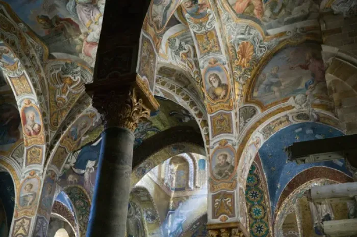Framed Print : Italy, Sicily, Palermo, La Martorana Church, Mosaics Framed Print : Italy, Sicily, Palermo, La Martorana Church, Mosaics