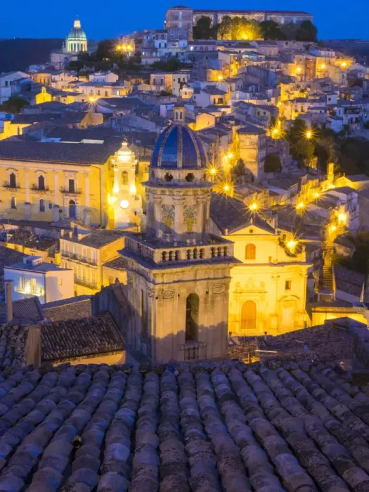 Framed Print : Italy, Sicily, Ragusa. Santa Maria delli Idria in the foreground Framed Print : Italy, Sicily, Ragusa. Santa Maria delli Idria in the foreground
